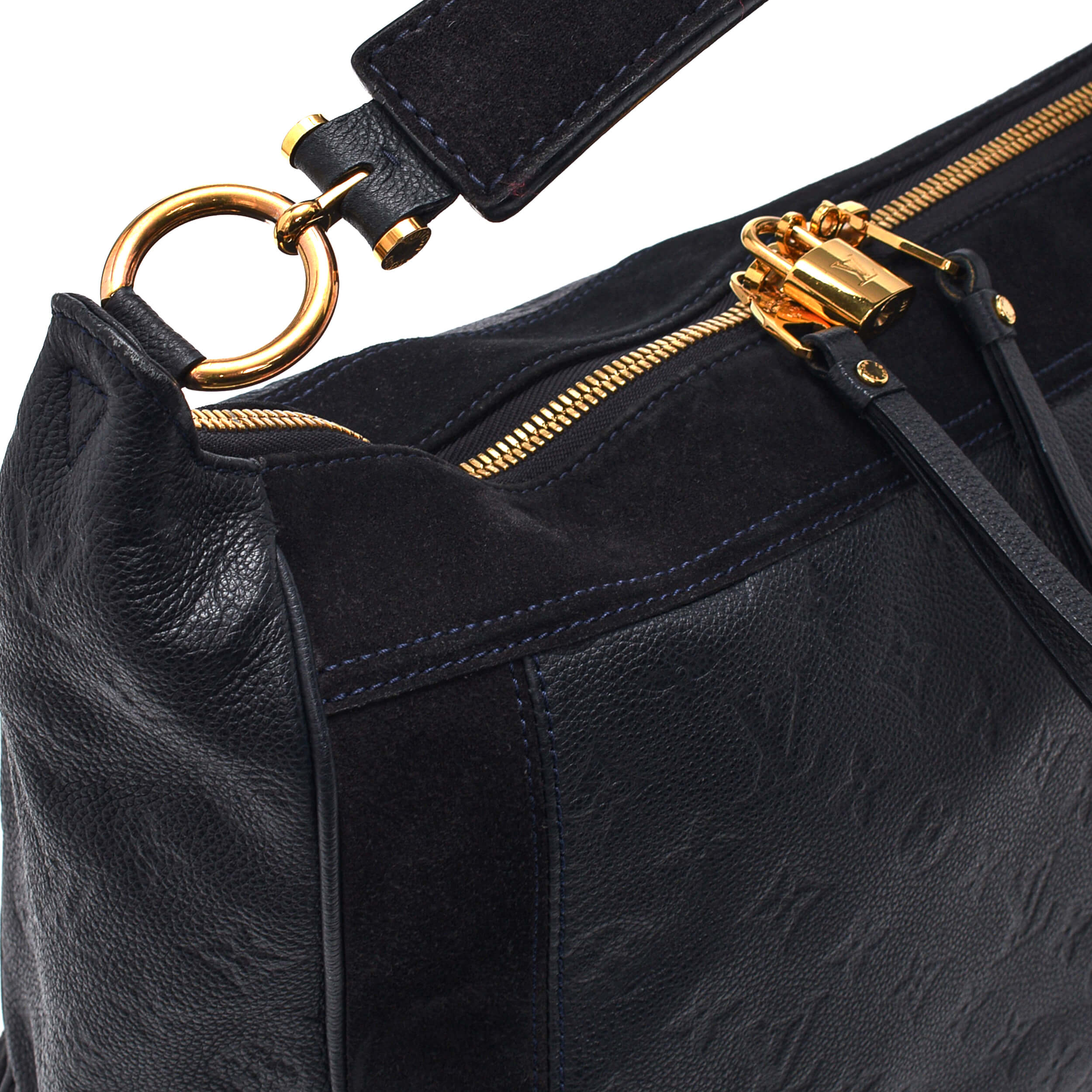 Louis Vuitton - Black Monogram Empreinte Leather&Suede Bag